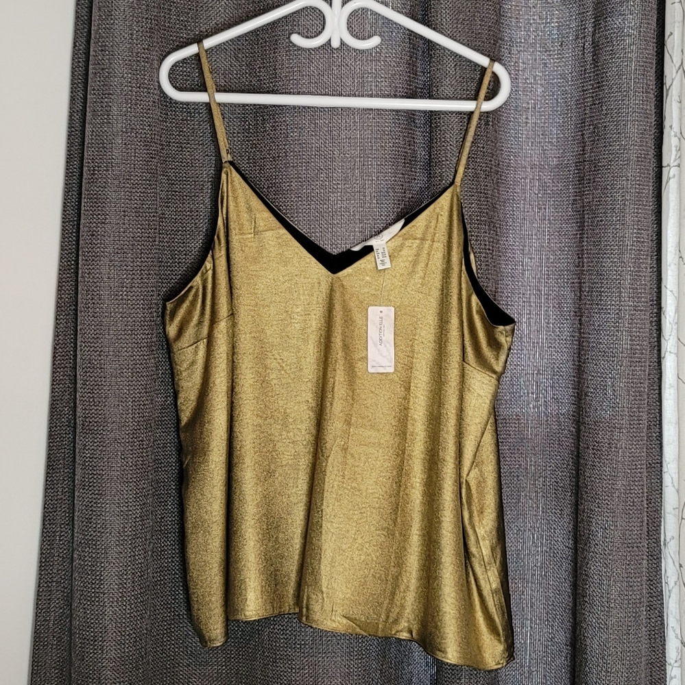 Addition Elle gold camisole 